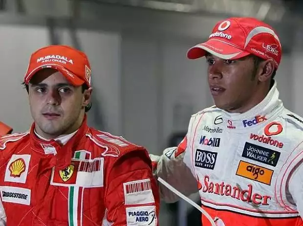 Felipe Massa und Lewis Hamilton Titel-Bild zur News: Felipe Massa und Lewis Hamilton