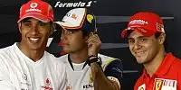 Bild zum Inhalt: Hamilton vs. Massa: Erste Runde im Medienzentrum