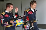 Sébastien Bourdais und Sebastian Vettel (Toro Rosso) 