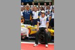 Flavio Briatore (Teamchef) und Fernando Alonso (Renault) 