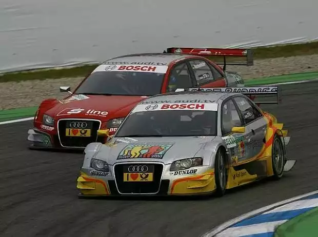 Oliver Jarvis vor Mike Rockenfeller Titel-Bild zur News: Oliver Jarvis vor Mike Rockenfeller