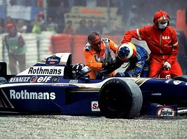Damon Hill und Michael Schumacher Titel-Bild zur News: Damon Hill und Michael Schumacher