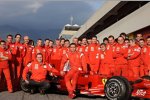 Valentino Rossi und das Ferrari-Team in Mugello