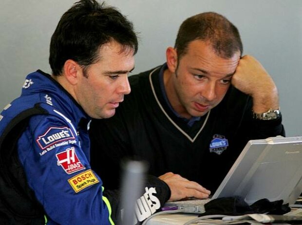 Jimmie Johnson und Chad Knaus