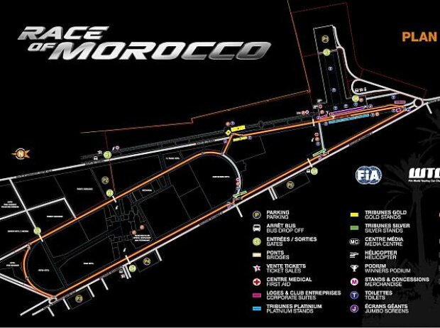 Streckenlayout Marrakesch Streckenlayout Marrakesch