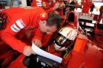 Edoardo Piscopo beim Test in Fiorano