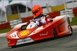 Michael Schumacher (Ferrari) im Rennkart