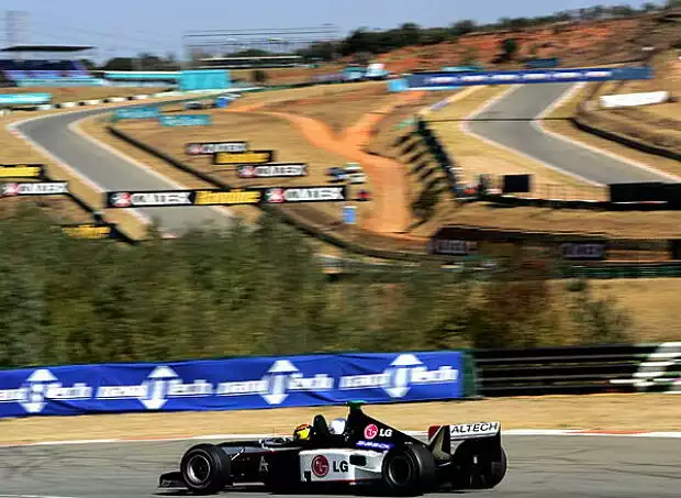 Minardi-Doppelsitzer in Kyalami Titel-Bild zur News: Minardi-Doppelsitzer in Kyalami
