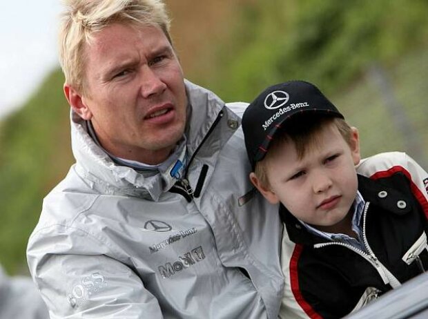 Mika und Hugo Häkkinen