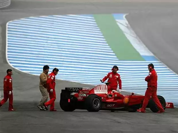 Kimi Räikkönen Ferrari Jerez Titel-Bild zur News: Kimi Räikkönen Ferrari Jerez