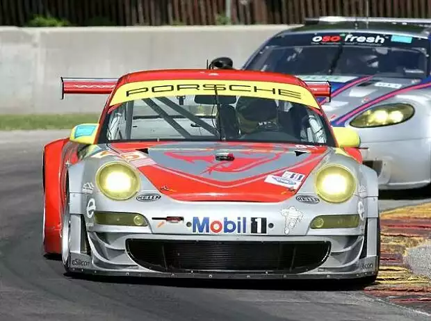 Wolf Henzler Flying Lizard Porsche ALMS Titel-Bild zur News: Wolf Henzler Flying Lizard Porsche ALMS
