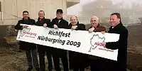 Bild zum Inhalt: Projekt Nürburgring 2009 feiert Richtfest