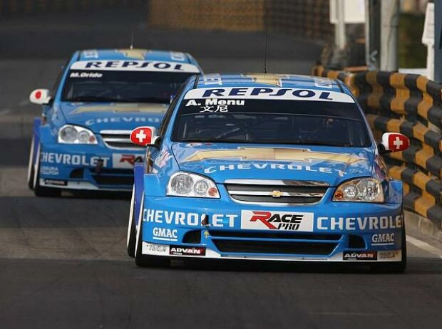 Alain Menu vor Manabu Orido Alain Menu vor Manabu Orido