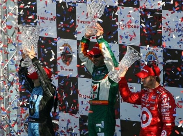 Podium in Detroit 2007