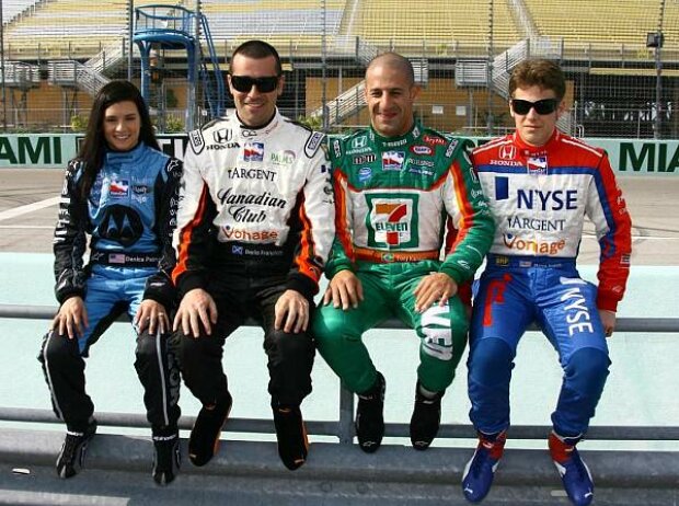 Marco Andretti Dario Franchitti Tony Kanaan Danica Patrick 