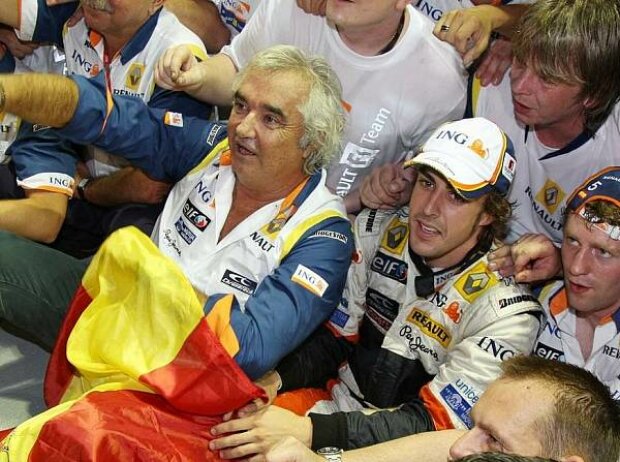 Flavio Briatore und Fernando Alonso