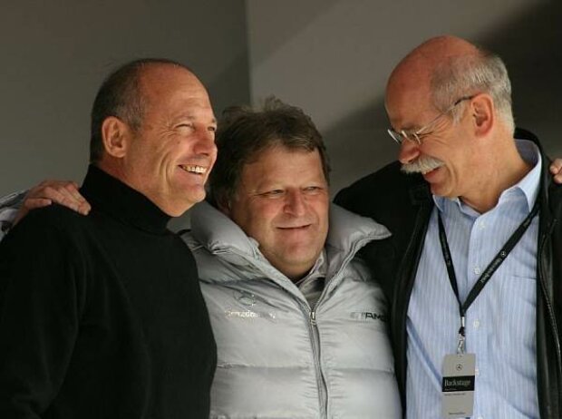 Ron Dennis, Norbert Haug und Dieter Zetsche