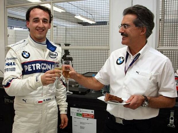 Robert Kubica und Mario Theissen