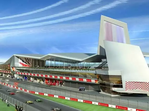 Geplante Boxenanlage in Silverstone Titel-Bild zur News: Geplante Boxenanlage in Silverstone