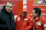 Stefano Domenicali, Felipe Massa und Luca Baldisserri