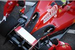 Blick auf das Heck des Ferrari F60