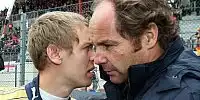 Sebastian Vettel und Gerhard Berger