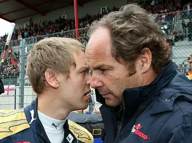 Titel-Bild zur News: Sebastian Vettel und Gerhard Berger