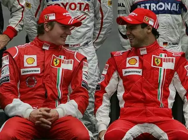 Kimi Räikkönen und Felipe Massa Titel-Bild zur News: Kimi Räikkönen und Felipe Massa