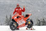 Vittoriano Guareschi mit der Ducati Desmosedici GP9