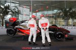 Heikki Kovalainen und Lewis Hamilton (McLaren-Mercedes) 