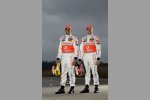 Lewis Hamilton und Heikki Kovalainen (McLaren-Mercedes)