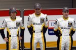 Die Renault-Junioren: Charles Pic, Marco Sørensen und Davide Valsecchi