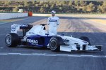 Nick Heidfeld (BMW Sauber F1 Team) und der neue BMW Sauber F1.09