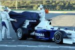 Nick Heidfeld und Robert Kubica (BMW Sauber F1 Team) enthüllen den neuen BMW Sauber F1.09