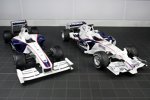 Der BMW Sauber F1.09 links, der F1.08 rechts