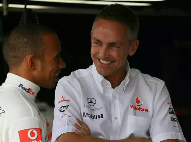 Titel-Bild zur News: Lewis Hamilton und Martin Whitmarsh