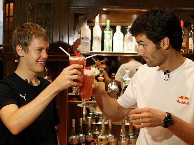 Sebastian Vettel und Mark Webber