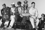 1960: Junior Johnson (re.) entdeckt das Draften und gewinnt
