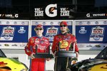 Reihe eins in Daytona: Mark Martin  Martin Truex Jun.