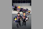 Mark Webber und Sebastian Vettel (Red Bull) 