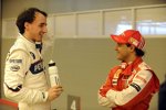Robert Kubica (BMW Sauber F1 Team) und Felipe Massa (Ferrari)