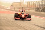 Felipe Massa (Ferrari) im Sandsturm in Bahrain