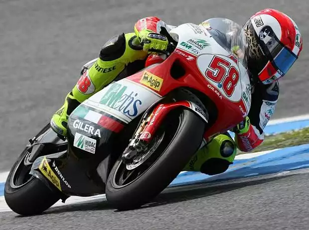 Marco Simoncelli Titel-Bild zur News: Marco Simoncelli