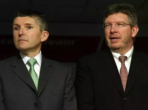 Nick Fry, Ross Brawn Titel-Bild zur News: Nick Fry, Ross Brawn