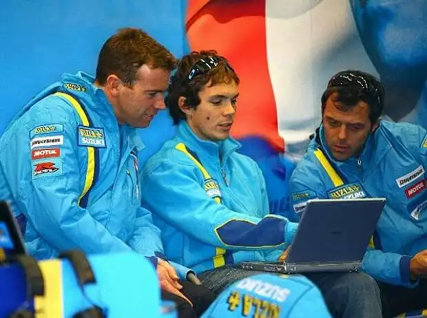 Paul Denning, Chris Vermeulen und Loris Capirossi Titel-Bild zur News: Paul Denning, Chris Vermeulen und Loris Capirossi