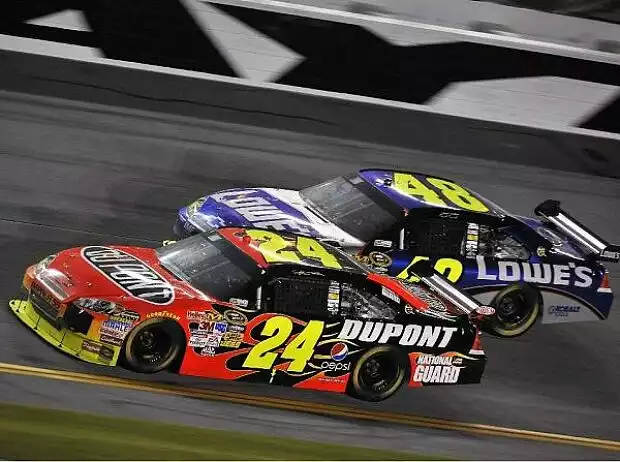Jeff Gordon, Jimmie JohnsonDaytona, Daytona International Speedway Titel-Bild zur News: Jeff Gordon, Jimmie JohnsonDaytona, Daytona International Speedway