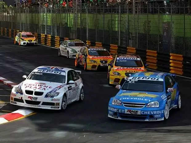 Titel-Bild zur News: Andy Priaulx und  Robert Huff, Macau, Circuitoo da Guia