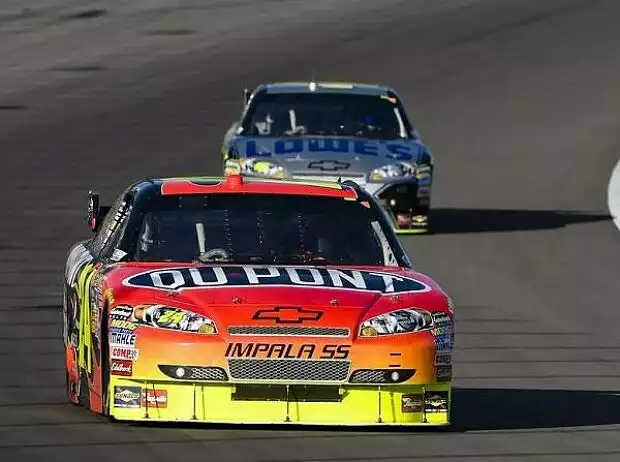 Jimmie Johnson, Jeff Gordon, Las Vegas, Las Vegas Motor Speedway Titel-Bild zur News: Jimmie Johnson, Jeff Gordon, Las Vegas, Las Vegas Motor Speedway