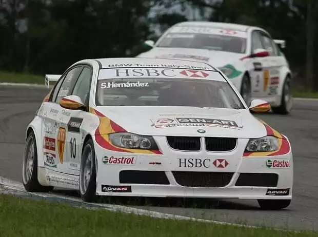 Alessandro Zanardi, Sergio Hernandez, Curitiba, Curitiba Circuit Titel-Bild zur News: Alessandro Zanardi, Sergio Hernandez, Curitiba, Curitiba Circuit
