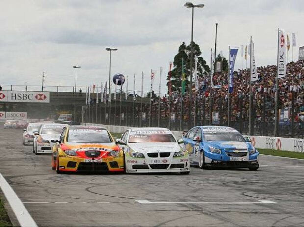 Tiago Monteiro, Augusto Farfus, Nicola Larini, Curitiba, Curitiba Circuit Tiago Monteiro, Augusto Farfus, Nicola Larini, Curitiba, Curitiba Circuit